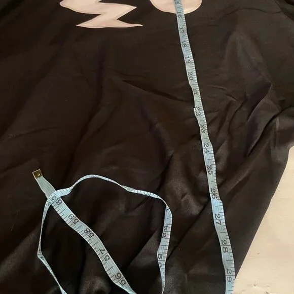 Black Ghost Halloween Poncho Costume - Picture 8 of 8